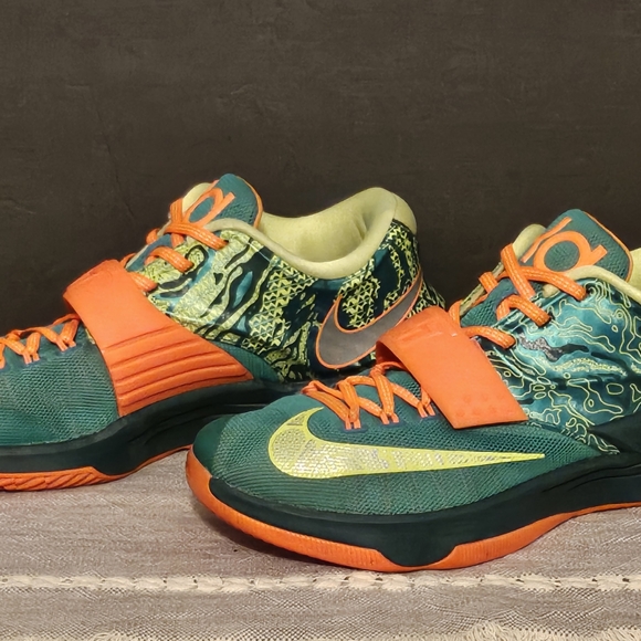 Nike KD 7 Weatherman (2014) Basketball Sneakers, M9, Exc. Pre-owned cond. - Picture 3 of 6